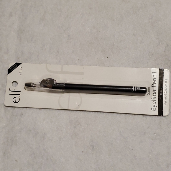 ELF Makeup Elf New Satin Eyeliner Pencil Black Sharpener Included